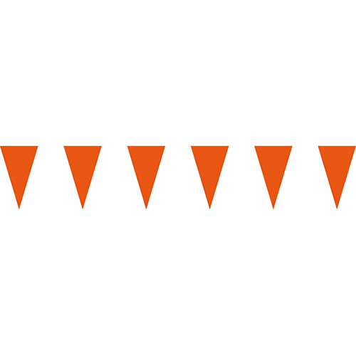 橘色三角串旗;彩色三角串旗