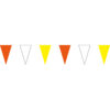 橘白黃三角串旗;彩色三角串旗