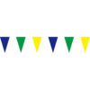 藍綠黃三角串旗;彩色三角串旗