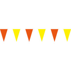 橘黃三角串旗;彩色三角串旗