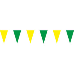 黃綠三角串旗;彩色三角串旗