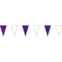 紫白三角串旗;彩色三角串旗