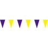 紫黃三角串旗;彩色三角串旗