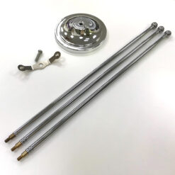 Alternative view of 三叉高級桌上旗桿組